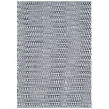 Safavieh 3 x 5 ft. Small Rectangle Montauk Hand Woven Rug Ivory & Navy MTK717H-3